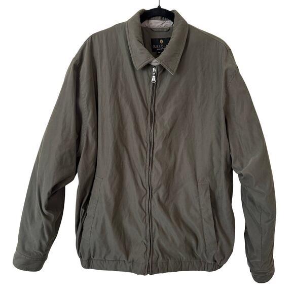 Vintage Men's Bill Blass Soft Shell Fleece Golf Dad '80s Bomber Jacket - Large - Picture 1 of 11
